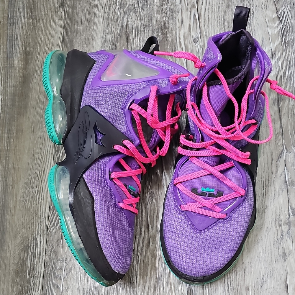 Nike Purple and Pink Athletic Sneakers